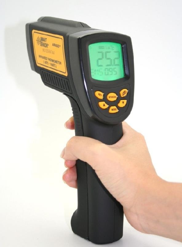 Infrared Thermometer Industrial 1000C - Digital IR Laser Temperature Gun non