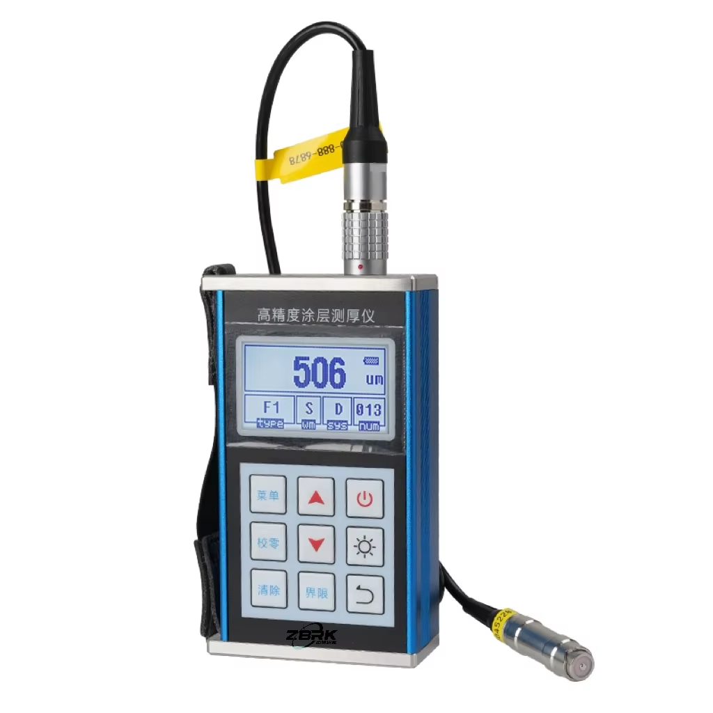 Coating Thickness Gauge Magnetic Eddy - Portable Handheld Coating Thickness Gauge High