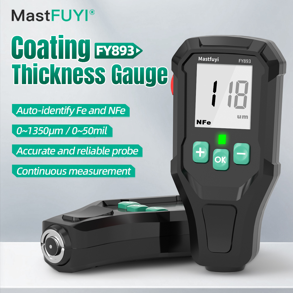 Coating Thickness Gauge Digital - MASTFUYI Car Coating Thickness Gauge 0-1350μm