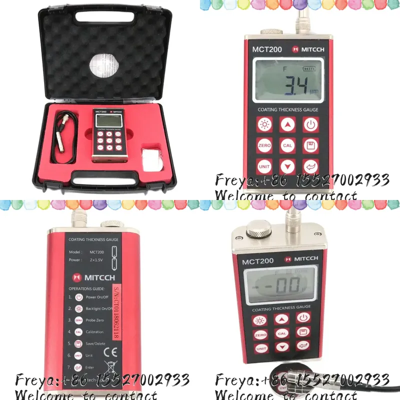 Coating Thickness Gauge Magnetic Eddy - Mitech MCT200 Digital Coating Thickness Gauge