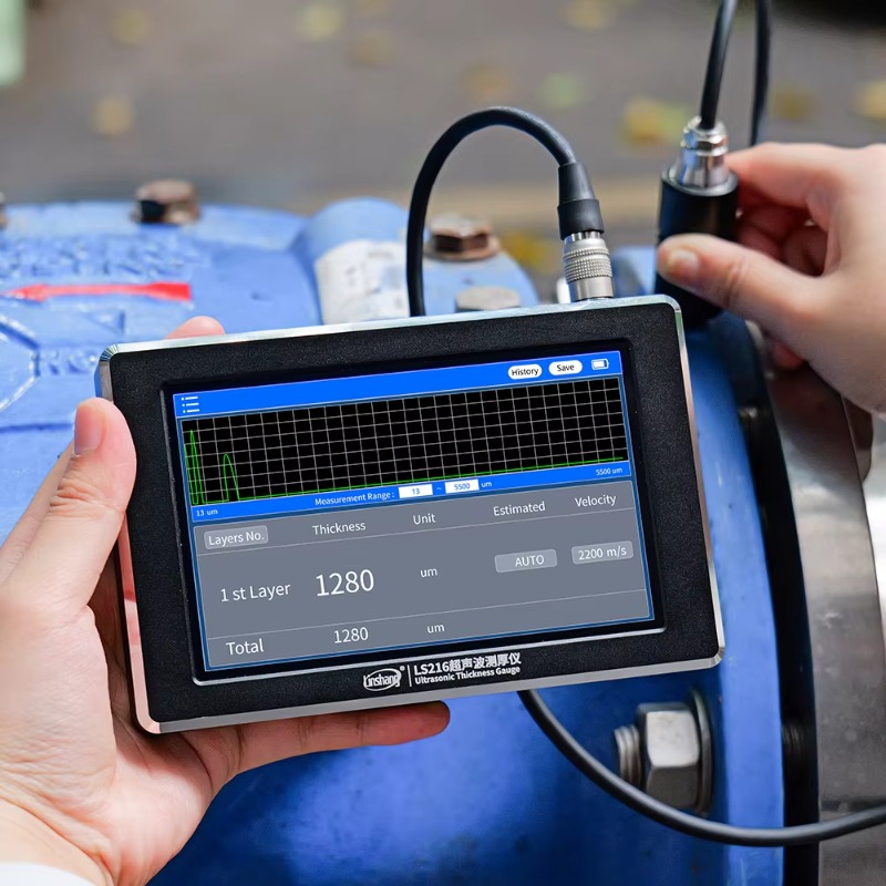 Ultrasonic Thickness Gauge Metal - LS216 3 Layers Thickness Gauge High