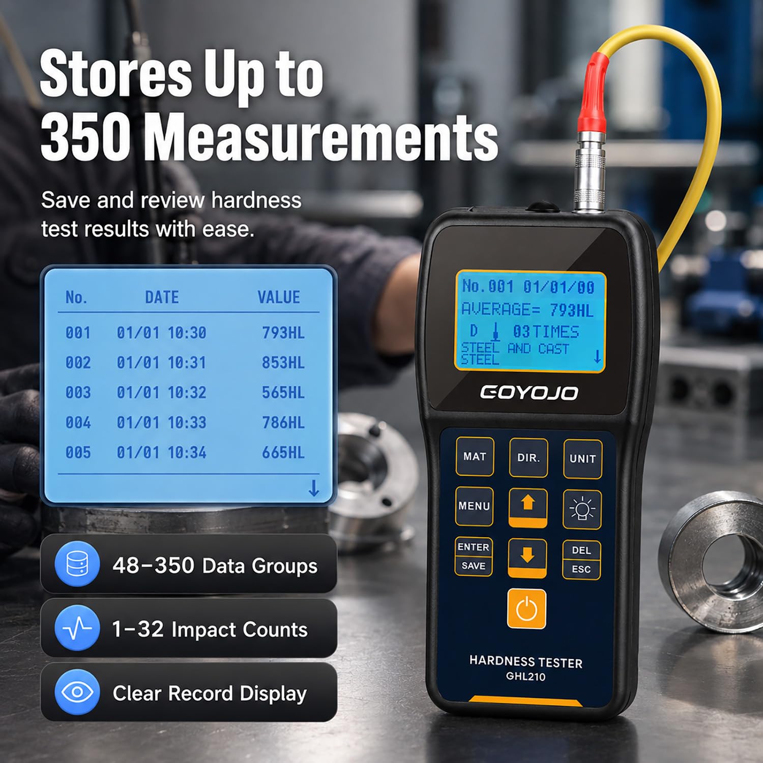 Hardness Tester Leeb Portable - Portable Digital Leeb Hardness Tester Multifunction