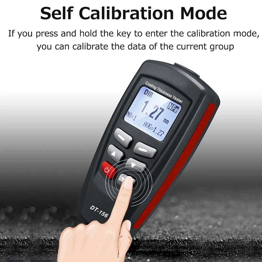 Coating Thickness Gauge Magnetic Eddy - 1250um Dual Magnetic Eddy Current Micron