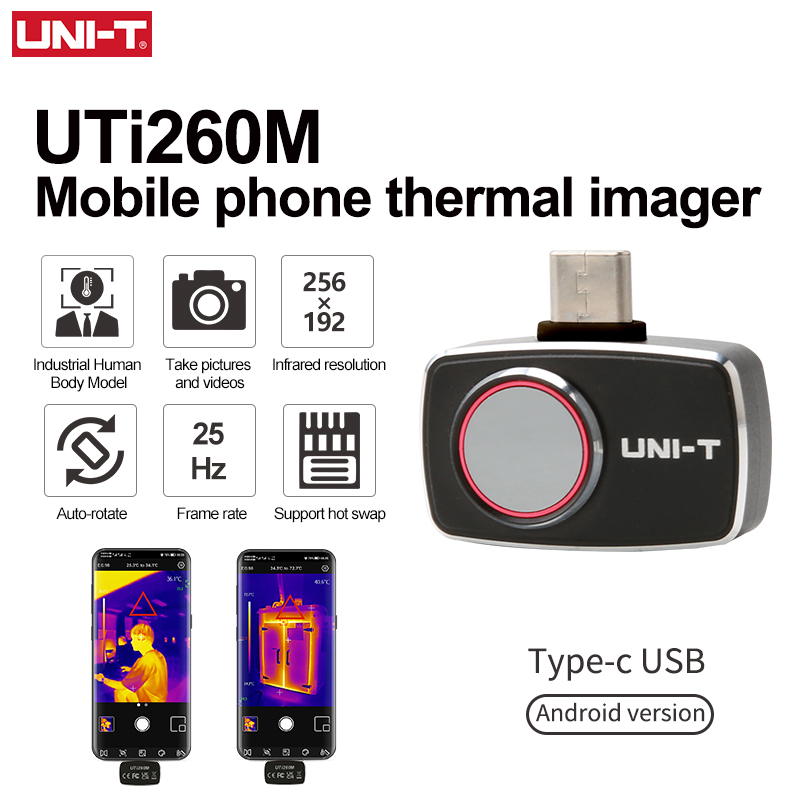 Thermal Camera Pcb 256X192 - UNI-T Thermal Imager For Smartphone UTI260M