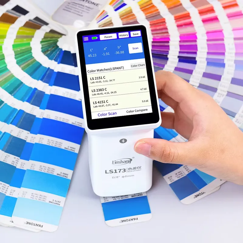 Colorimeter Paint Color Meter - LS173 D/8 Digital Colormeter Portable Colorimeter