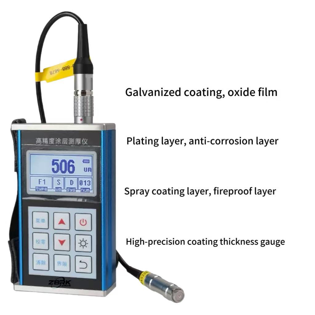 Portable Handheld Coating Thic - đánh giá và giá Coating Thickness Gauge Magnetic Eddy