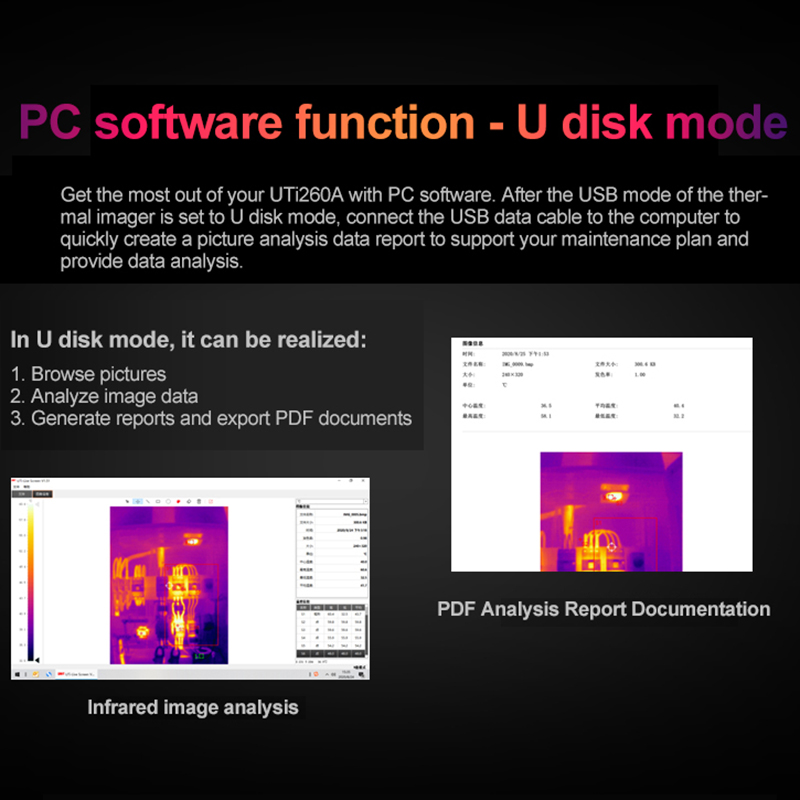UNI-T UTI260B UTI260A Thermal  - đánh giá và giá Thermal Camera Pcb 256X192