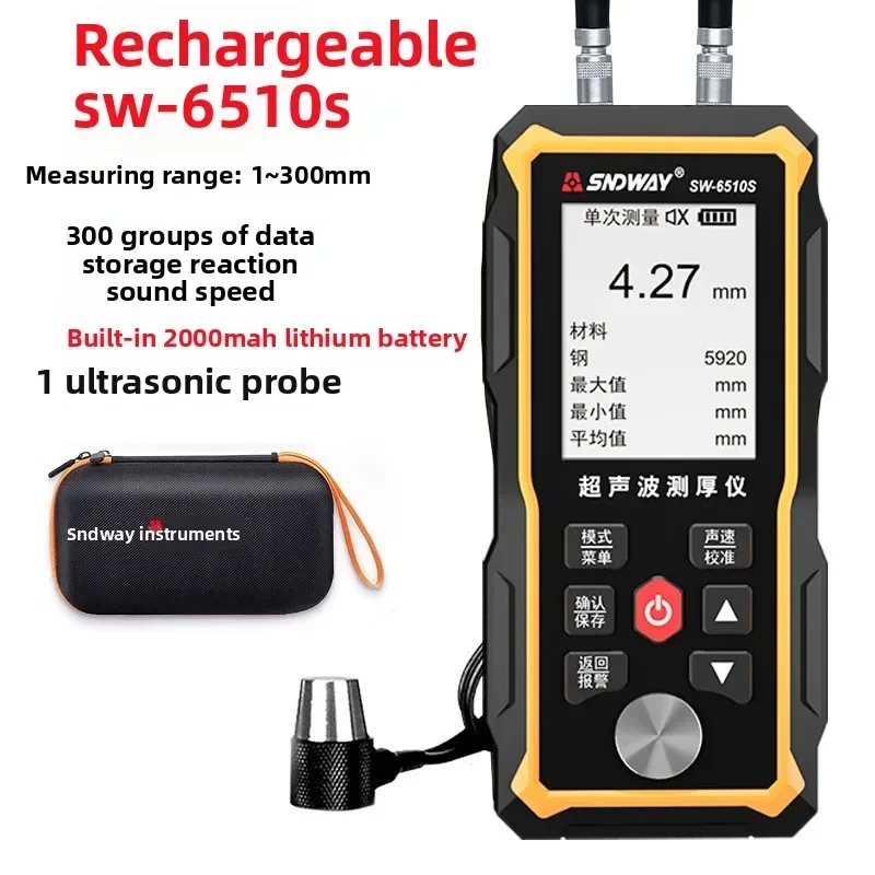 Durable Stable SW-6510S Ultras - đánh giá và giá Ultrasonic Thickness Gauge Metal