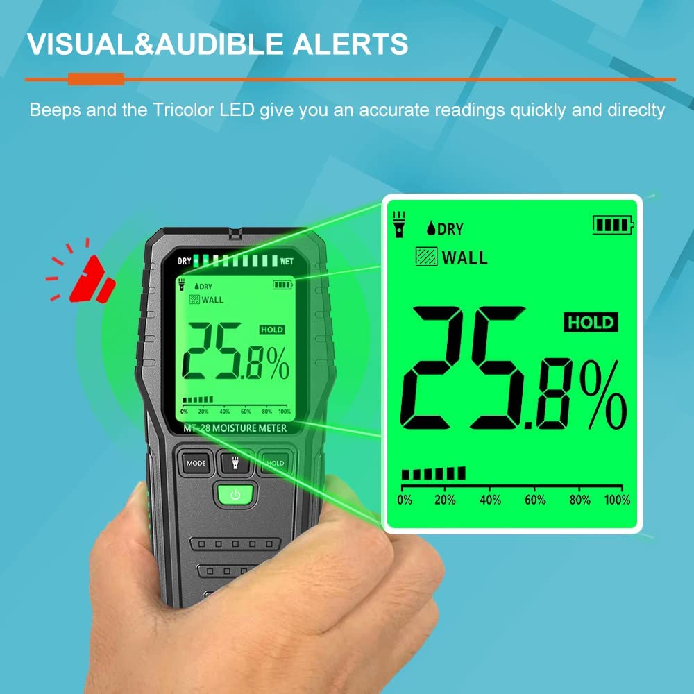 Pinless Wood Moisture Meters D - đánh giá và giá Moisture Meter Concrete Digital