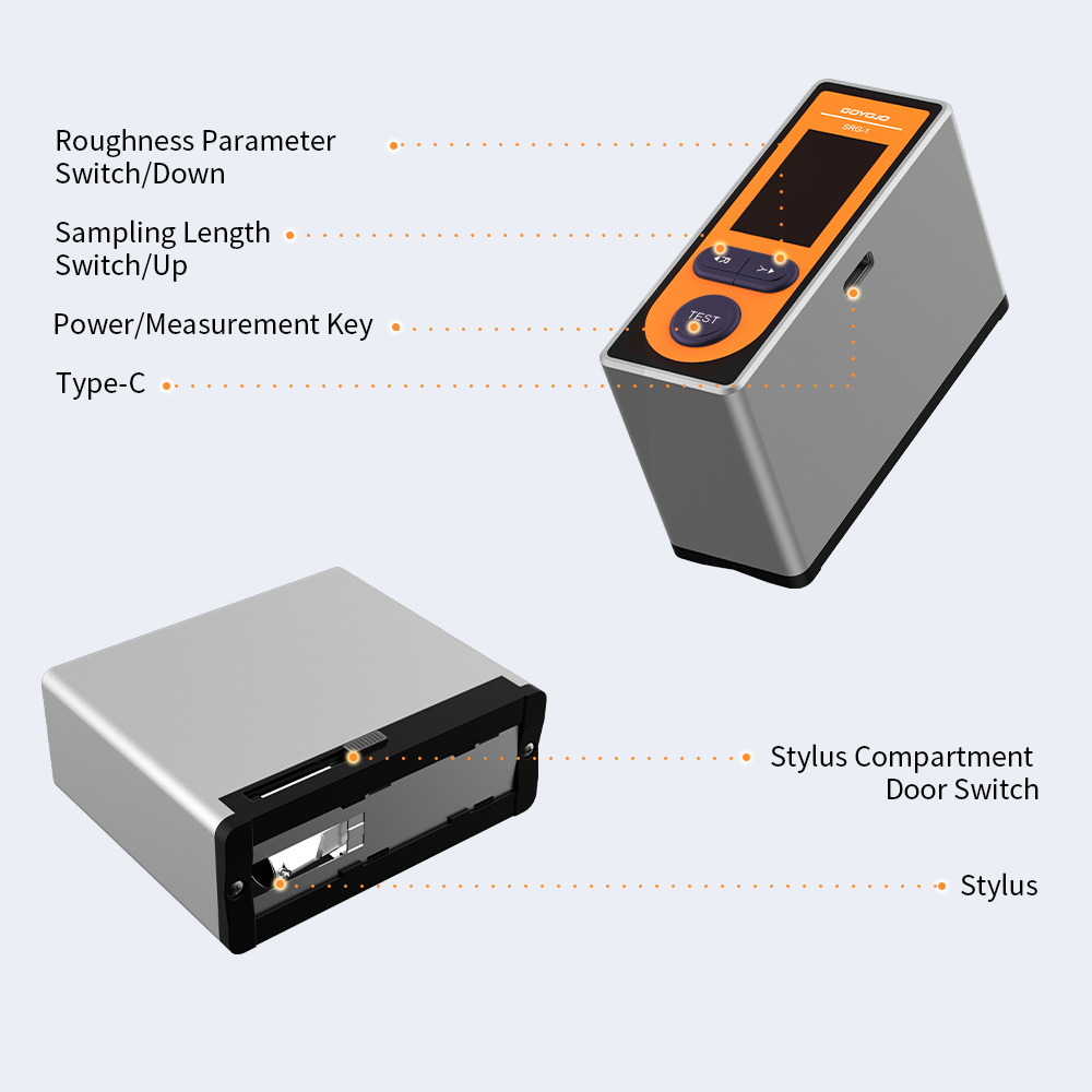 SRG-1 Roughness TesterPortable - đánh giá và giá Surface Profilometer Roughness