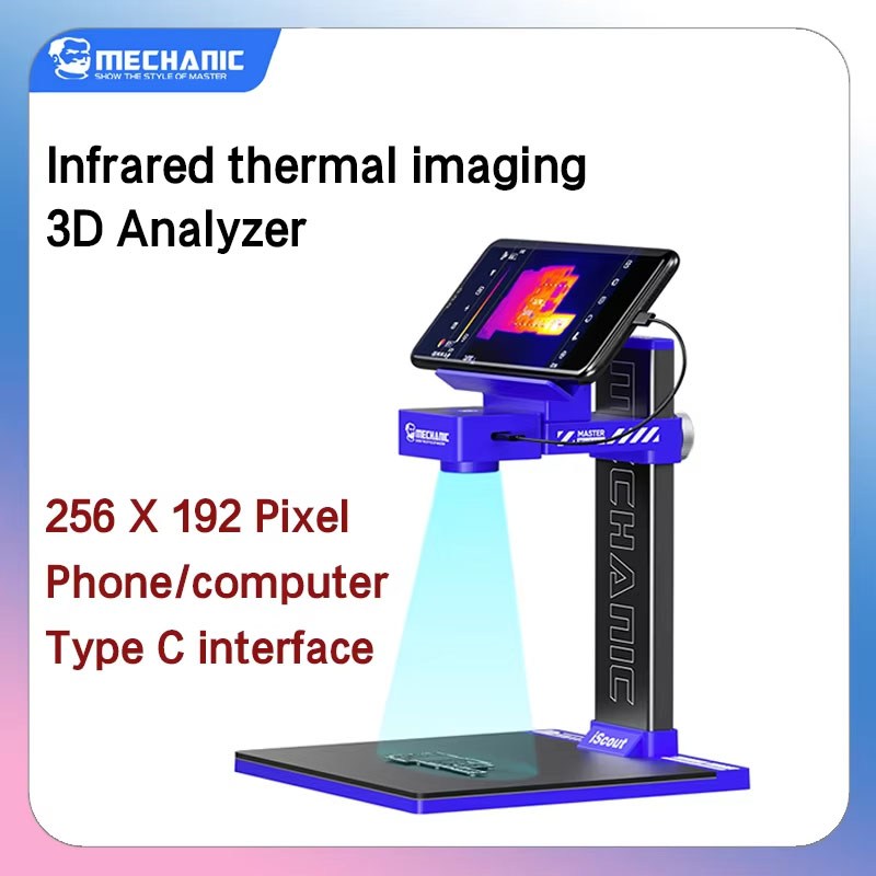 Mechanic iScout 3D Thermal Ima - đánh giá và giá Thermal Camera Pcb 256X192