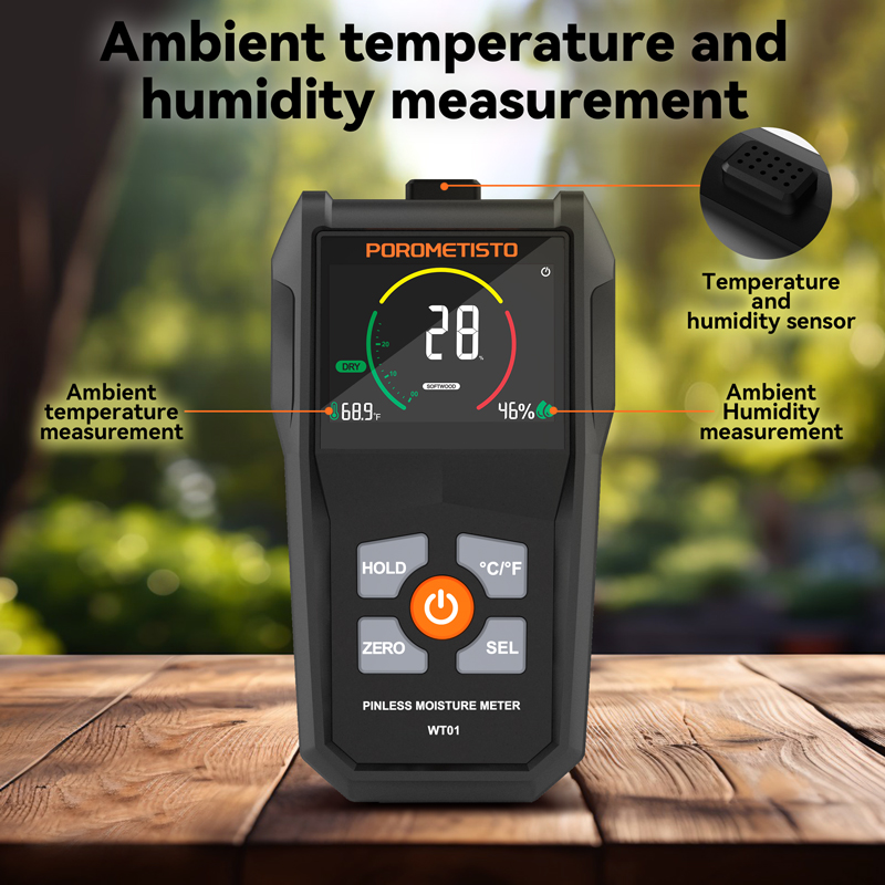 WT01 Pinless Digital Wood Mois - đánh giá và giá Moisture Meter Concrete Digital