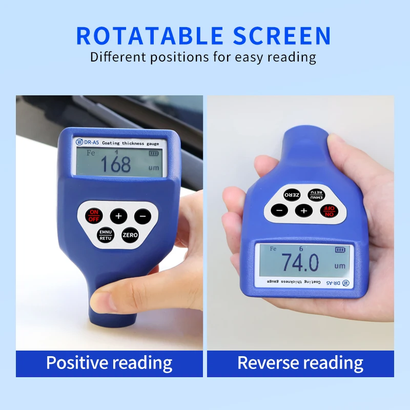 DR-A5 Digital Auto Car Plastic - đánh giá và giá Coating Thickness Gauge Digital