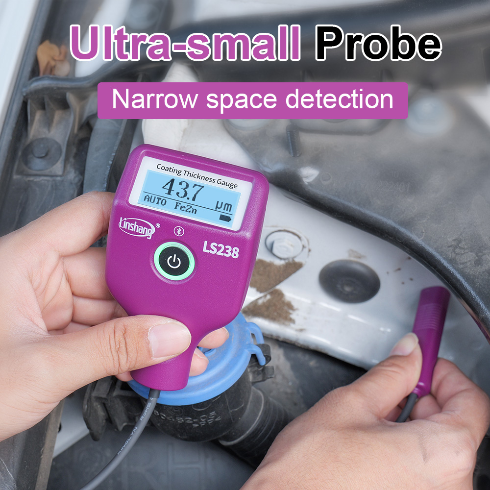 LS238 External Small Probe Aut - đánh giá và giá Coating Thickness Gauge Digital