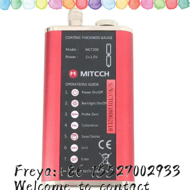 Mitech MCT200 Digital Coating  - đánh giá và giá Coating Thickness Gauge Magnetic Eddy