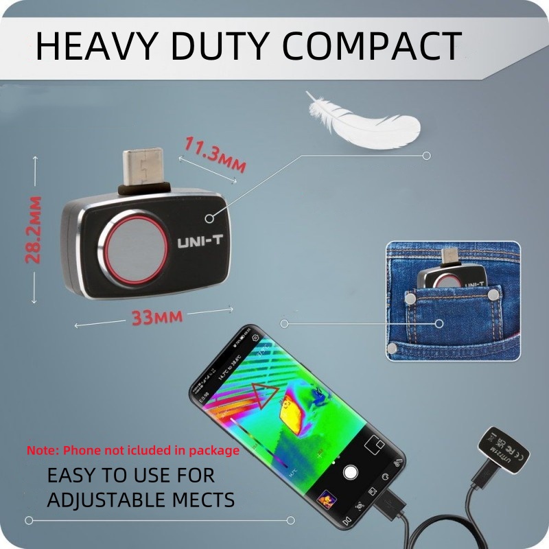 UNI-T UTi721M 256x192 Android  - đánh giá và giá Thermal Camera Pcb 256X192