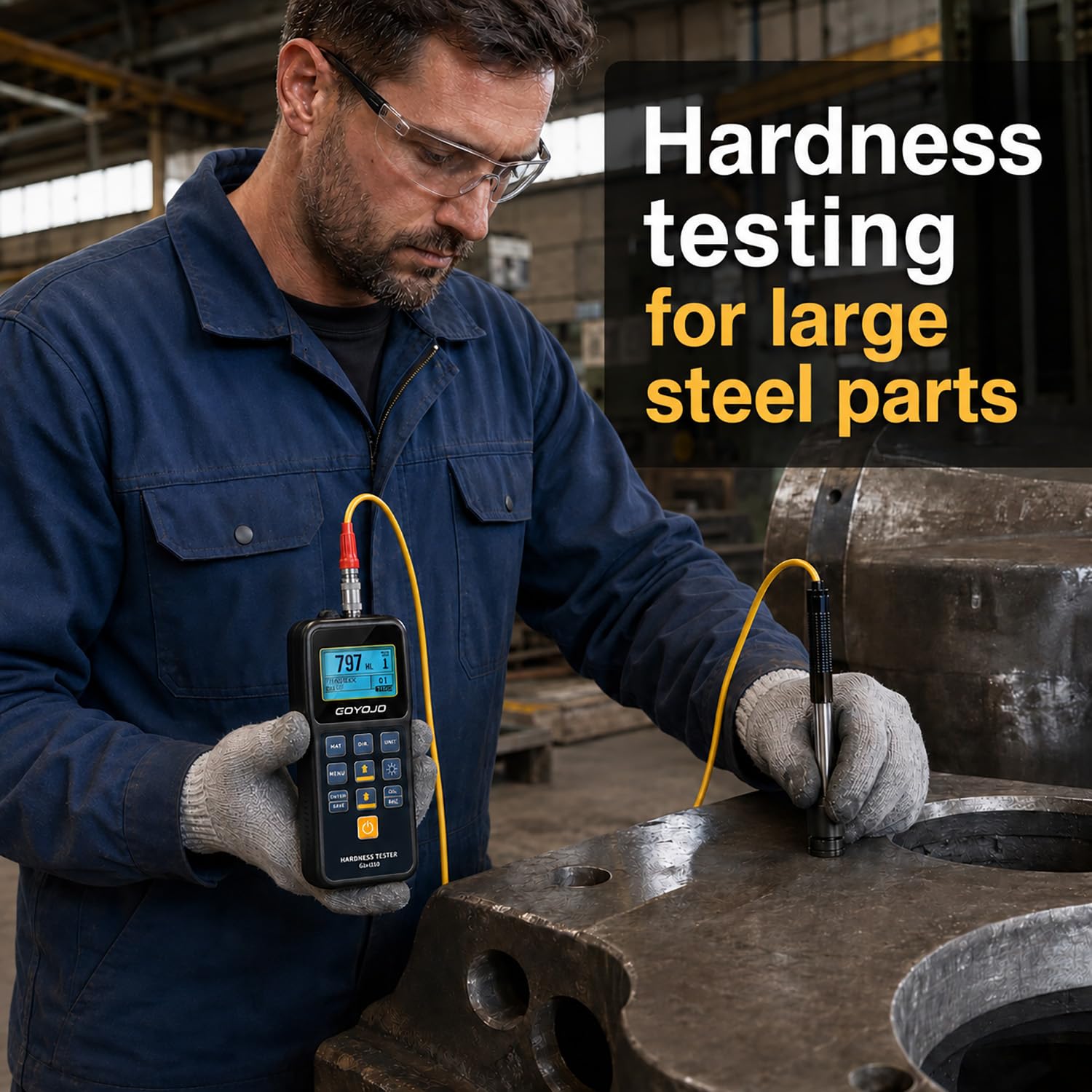 Portable Digital Leeb Hardness - đánh giá và giá Hardness Tester Leeb Portable