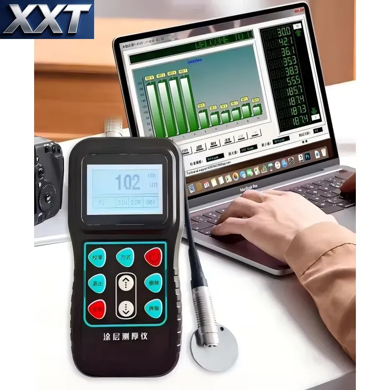 XXT Portable Handheld ABS Coat - đánh giá và giá Coating Thickness Gauge Magnetic Eddy