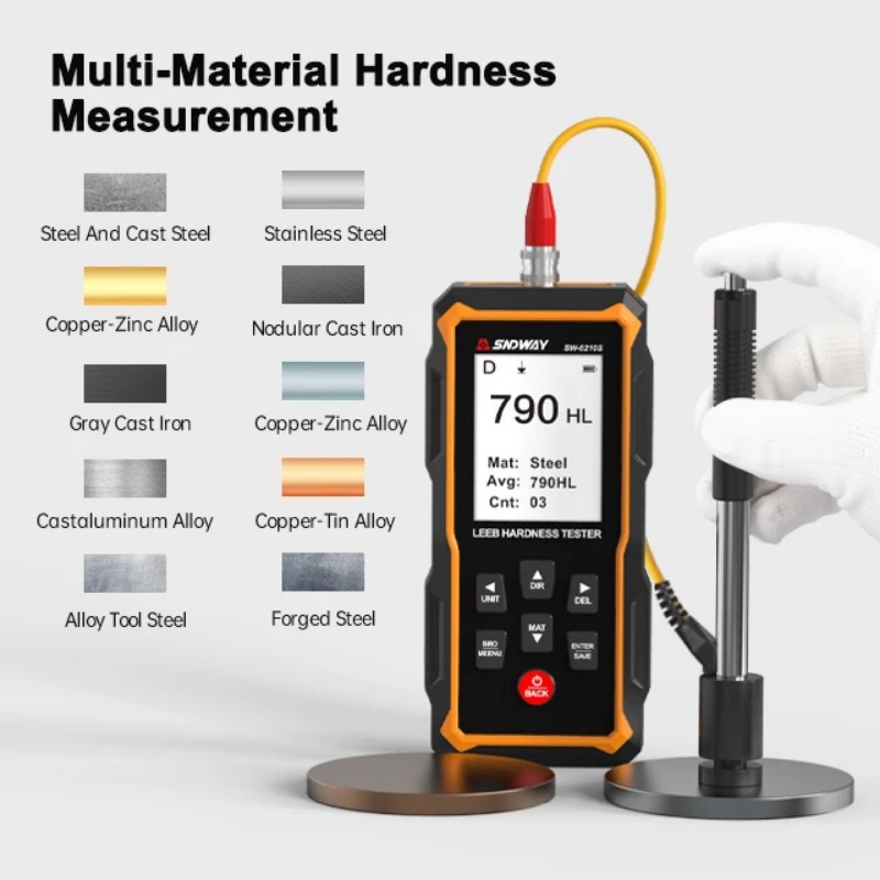 Sndway Portable Hardness Teste - đánh giá và giá Hardness Tester Leeb Portable