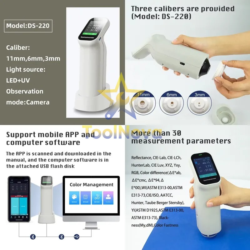 2026hotsale* CHNSpec DS-220 Di - đánh giá và giá Colorimeter Paint Color Meter